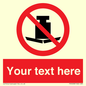 PV5208: Custom No Heavy Loads Sign