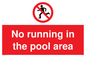 PV5267: No running in pool area