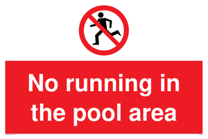 PV5267: No running in pool area