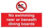 PV5279: No swimming beneath diving board