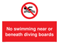 PV5279: No swimming beneath diving board