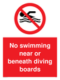 PV5279: No swimming beneath diving board