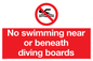 PV5279: No swimming beneath diving board