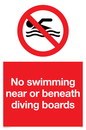 PV5279: No swimming beneath diving board