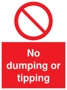 PV5328: No dumping or tipping