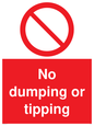 PV5328: No dumping or tipping