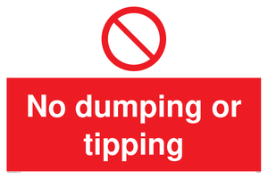 PV5328: No dumping or tipping