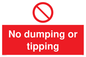 PV5328: No dumping or tipping