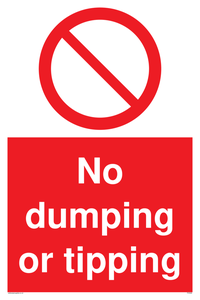 PV5328: No dumping or tipping