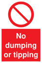 PV5328: No dumping or tipping
