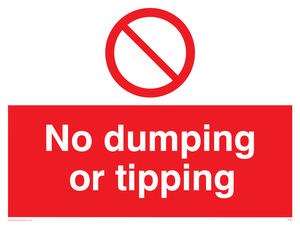 PV5328: No dumping or tipping