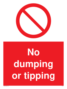 PV5328: No dumping or tipping