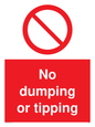 PV5328: No dumping or tipping