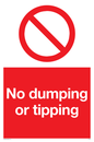 PV5328: No dumping or tipping