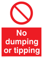 PV5328: No dumping or tipping
