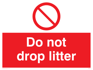 PV5347: Do not drop litter