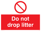 PV5347: Do not drop litter