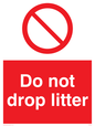 PV5347: Do not drop litter