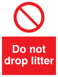 PV5347: Do not drop litter
