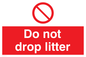 PV5347: Do not drop litter