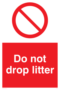 PV5347: Do not drop litter