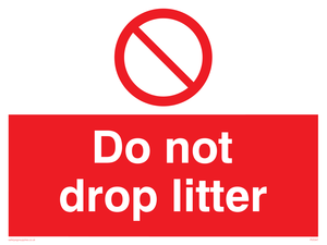 PV5347: Do not drop litter
