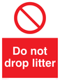 PV5347: Do not drop litter