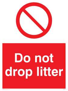 PV5347: Do not drop litter