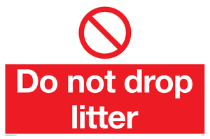 PV5347: Do not drop litter
