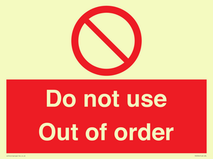 PV5354: Do not use Out of order