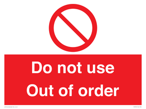 PV5354: Do not use Out of order