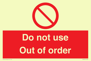 PV5354: Do not use Out of order