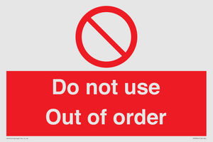 PV5354: Do not use Out of order