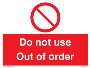 PV5354: Do not use Out of order