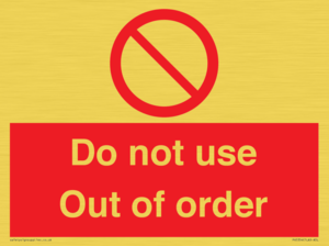 PV5354: Do not use Out of order