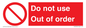 PV5354: Do not use Out of order