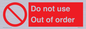 PV5354: Do not use Out of order