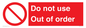 PV5354: Do not use Out of order
