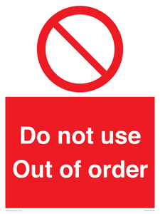 PV5354: Do not use Out of order