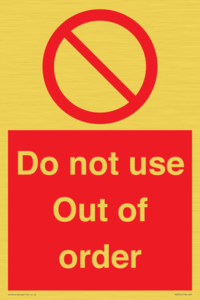 PV5354: Do not use Out of order