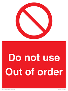 PV5354: Do not use Out of order