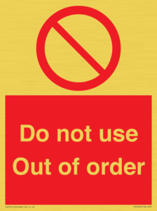 PV5354: Do not use Out of order