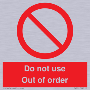 PV5354: Do not use Out of order