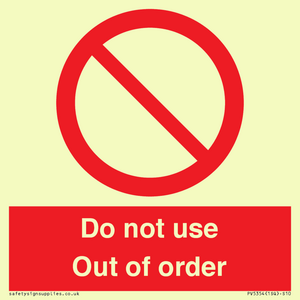 PV5354: Do not use Out of order