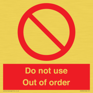 PV5354: Do not use Out of order