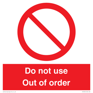 PV5354: Do not use Out of order