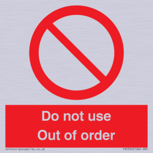 PV5354: Do not use Out of order