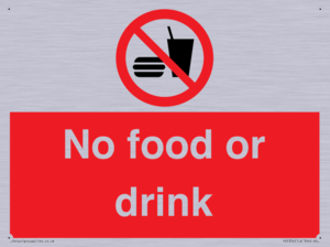 PV5356: No food or drink