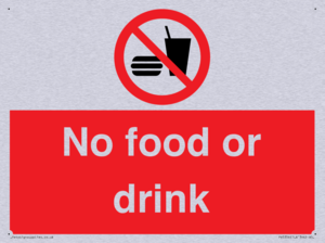 PV5356: No food or drink