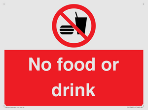 PV5356: No food or drink